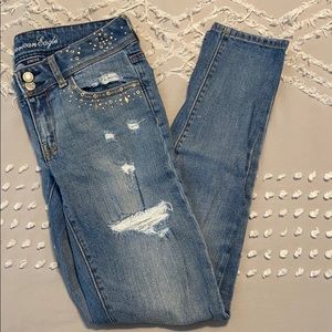 American Eagle Distressed Skinny Jeans